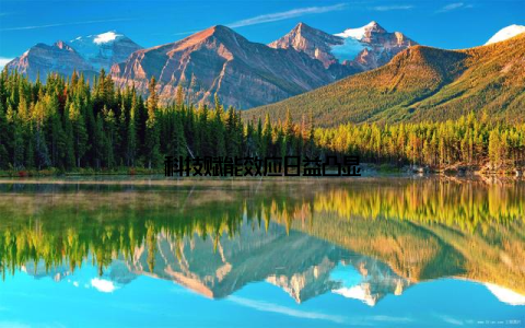 科技赋能效应日益凸显