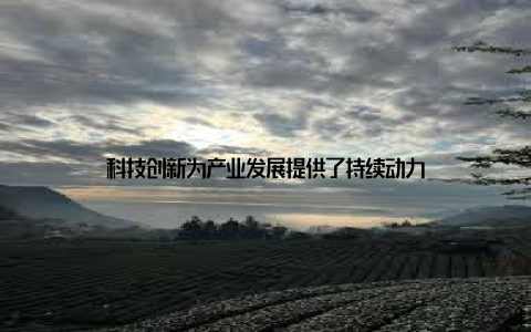 科技创新为产业发展提供了持续动力