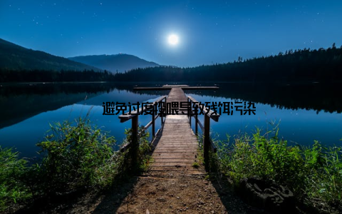 – 避免过度投喂导致残饵污染