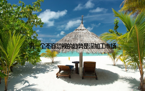 另一个不容忽视的趋势是深加工市场